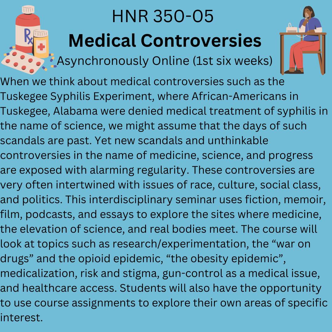 Course Description HNR 350-05